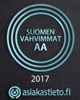 Suomen vahvimmat 2017 logo